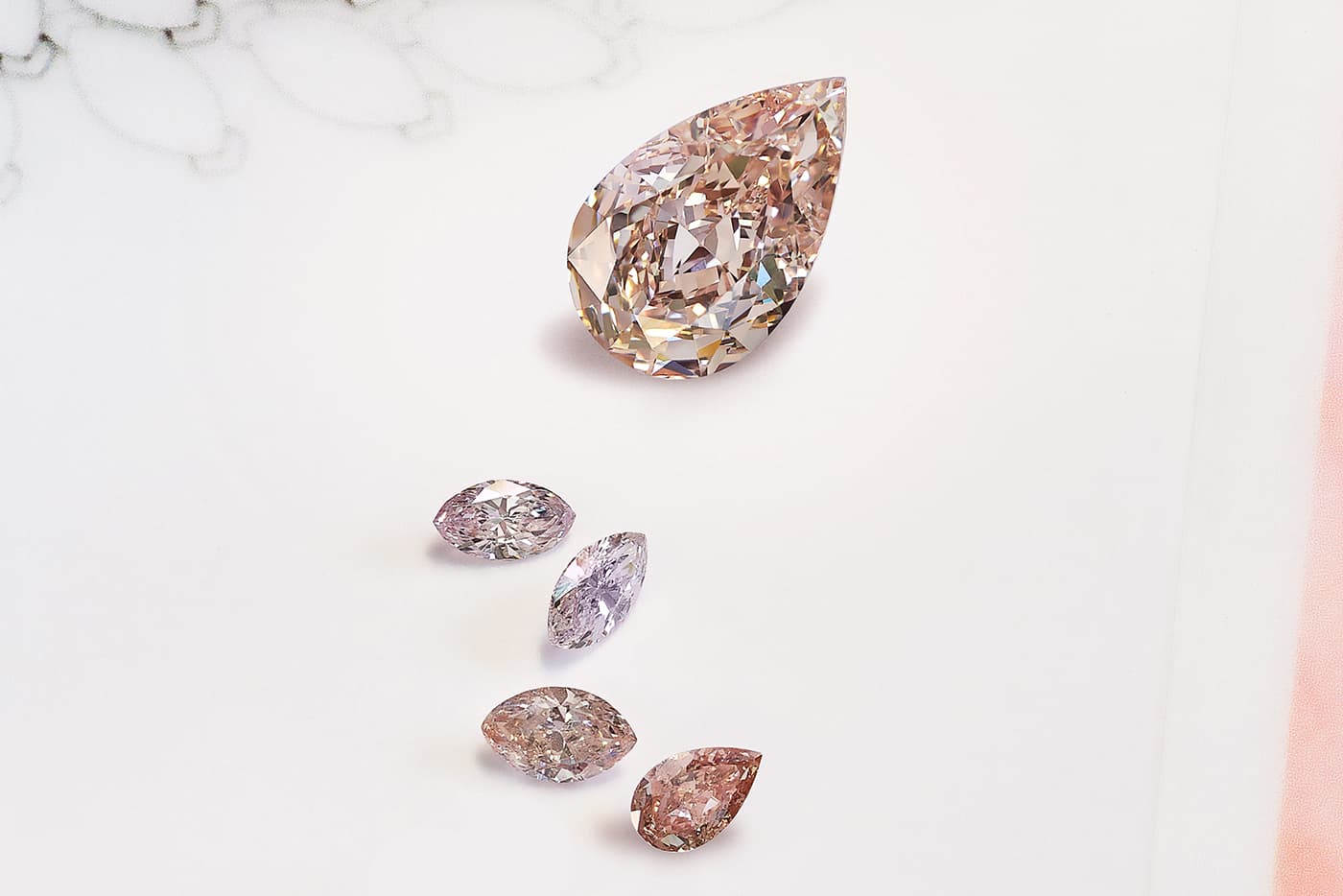  Fancy coloured diamond from De Beers 'Portraits of Nature' collection