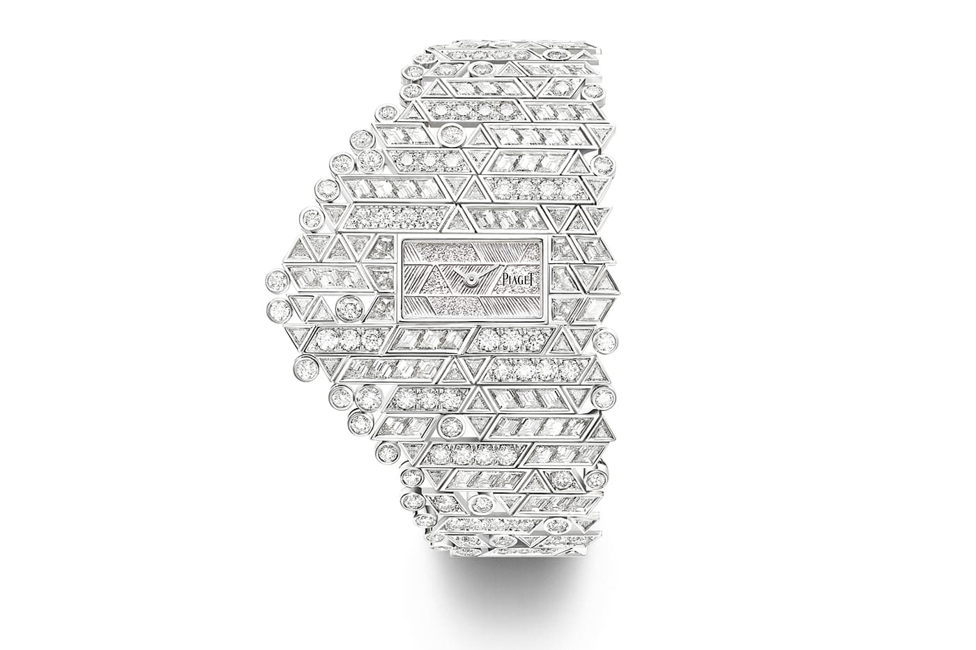 Piaget ‘Golden Oasis’ collection 'White Horizon' watch with diamonds in white gold