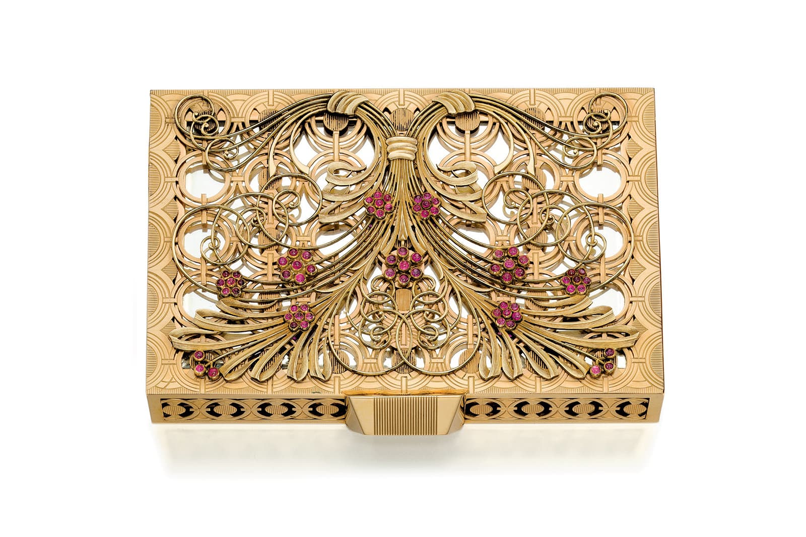  Boucheron gold and ruby vanity case - 1946