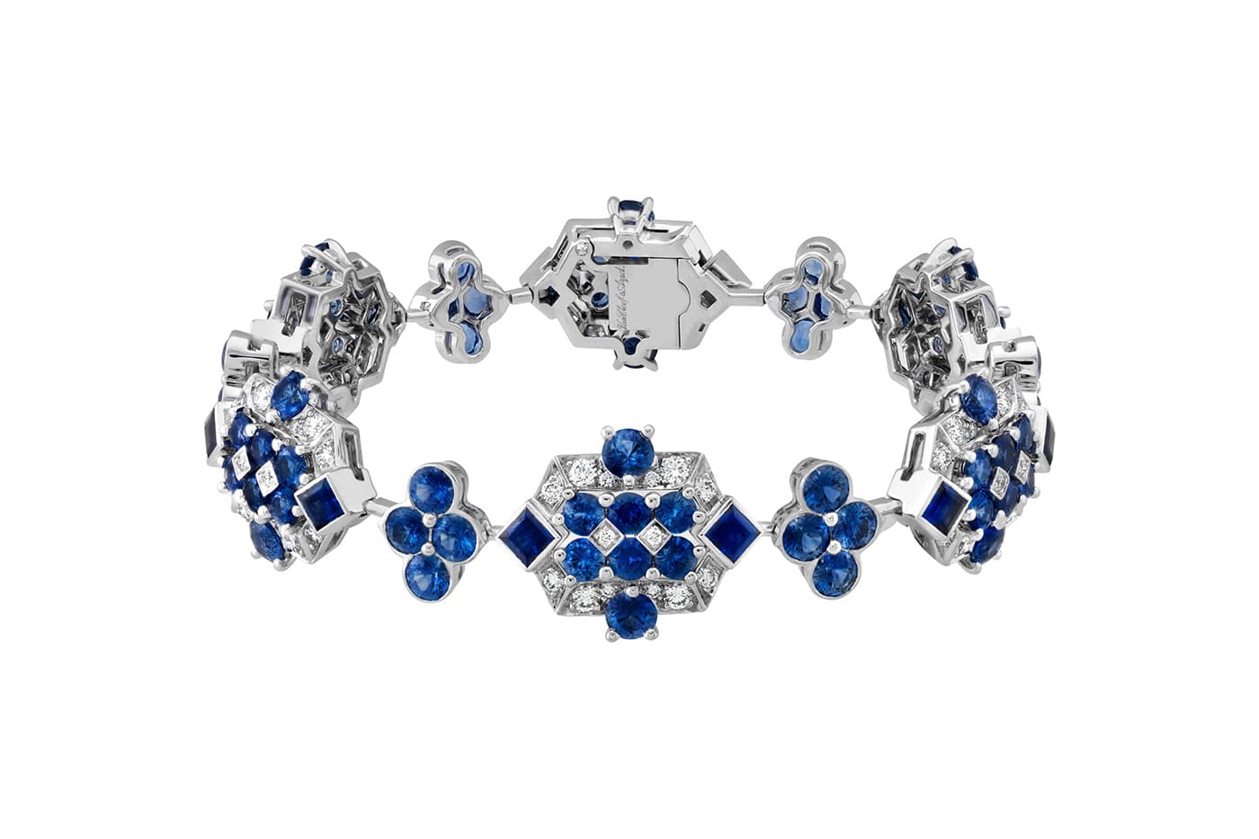  Van Cleef&Arpels 'Romeo and Juliet' collection 'Verona' transformable bracelet with diamonds and sapphires