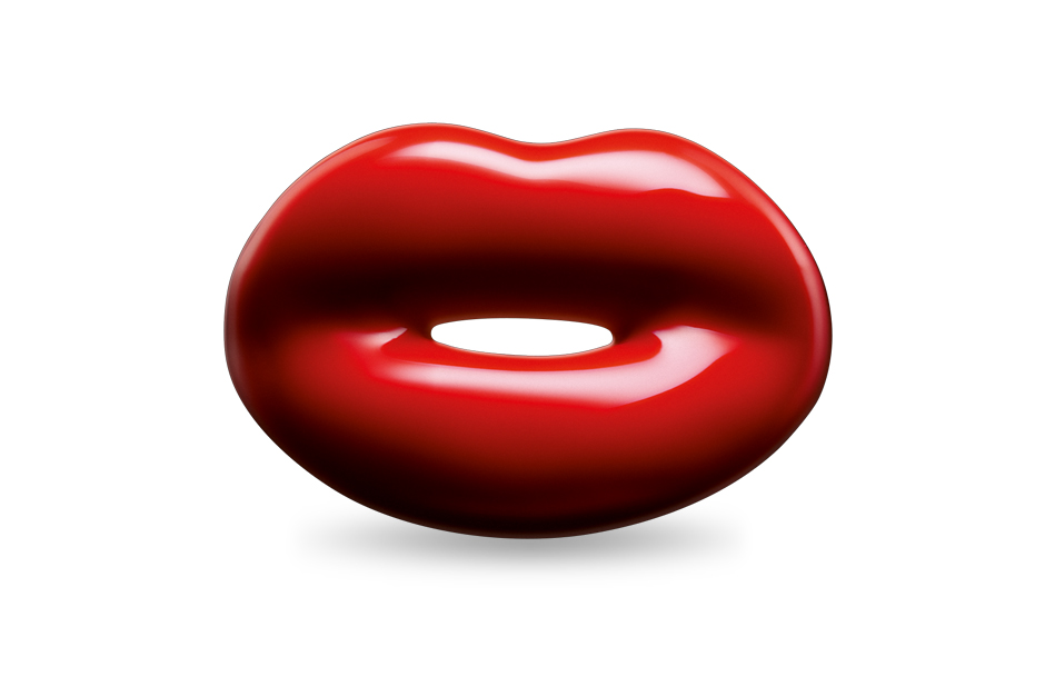  Solange Azagury-Partridge 'Hot Lips' ring with enamel 