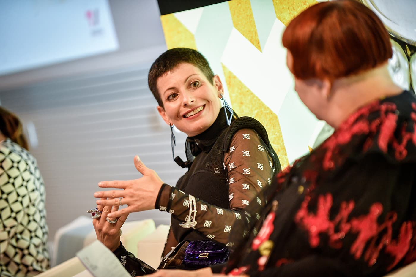  Lauren Kulchinsky Levison and Lynn Yaeger at the TrendVision 2021 VicenzaOro talk