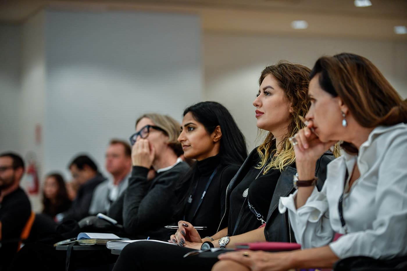  The audience of the TrendVision 2021 VicenzaOro panel talk 