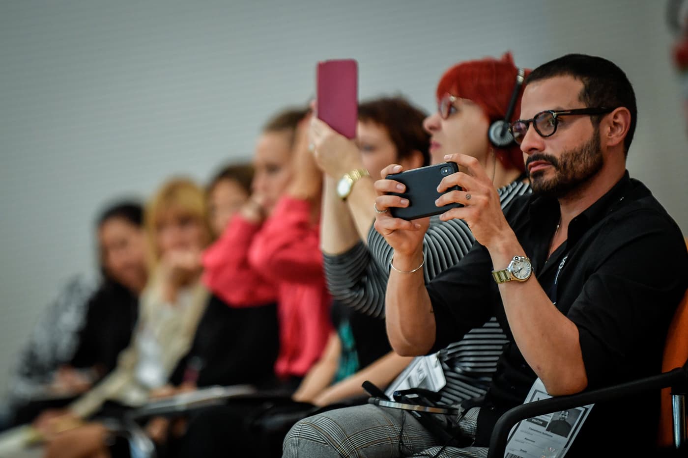  The audience of the TrendVision 2021 VicenzaOro panel talk 
