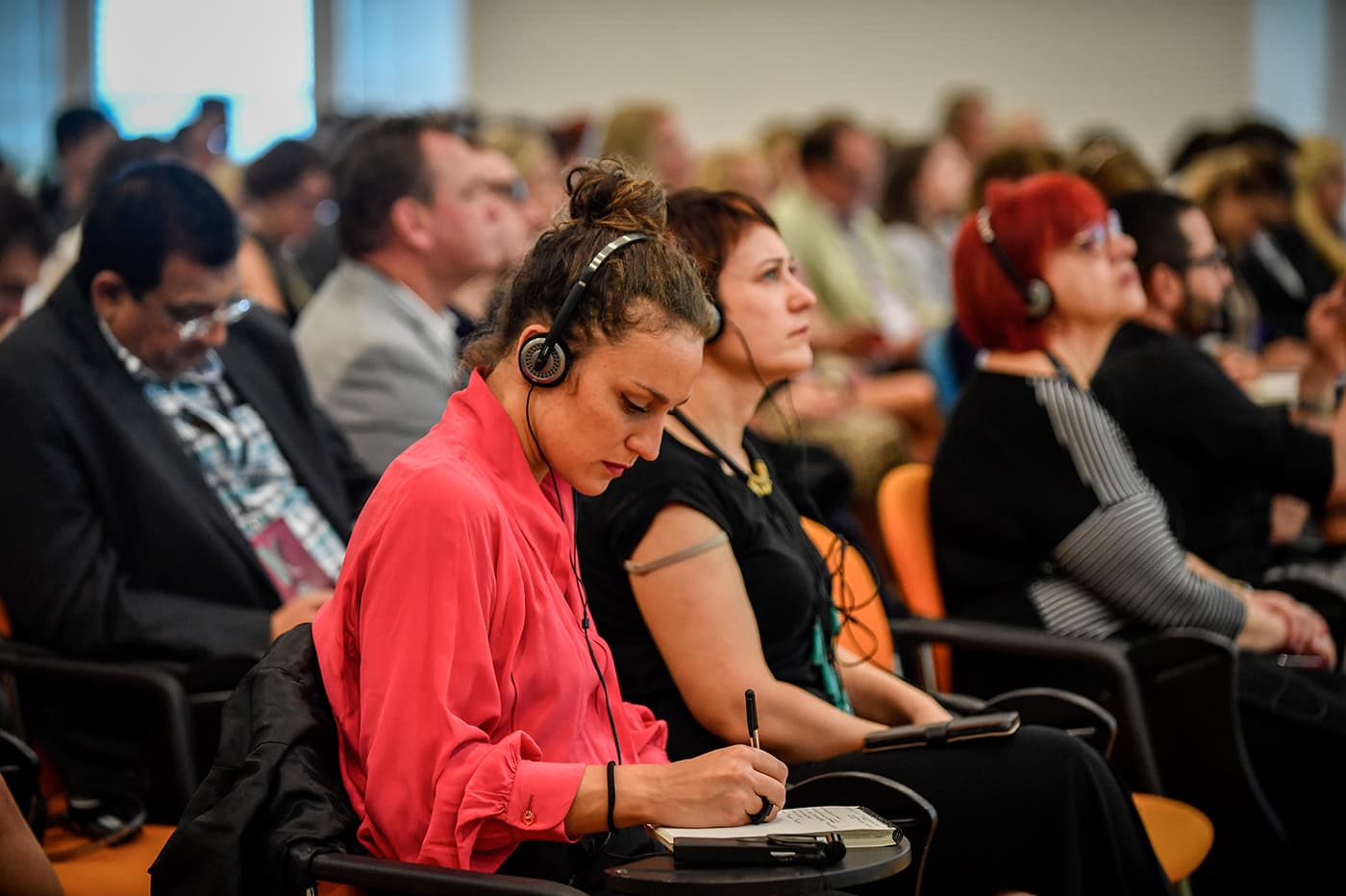  The audience of the TrendVision 2021 VicenzaOro panel talk 