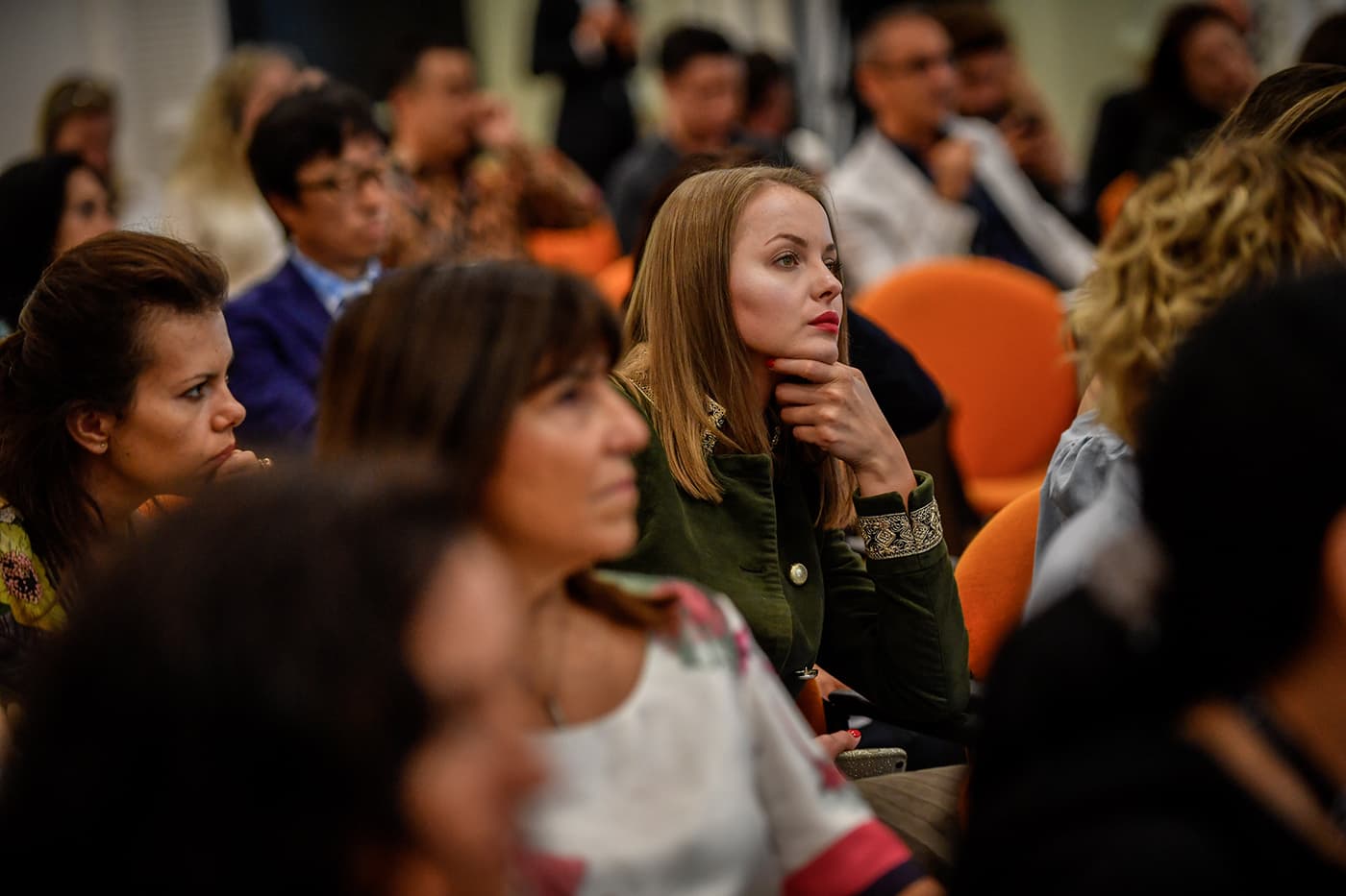  The audience of the TrendVision 2021 VicenzaOro panel talk 