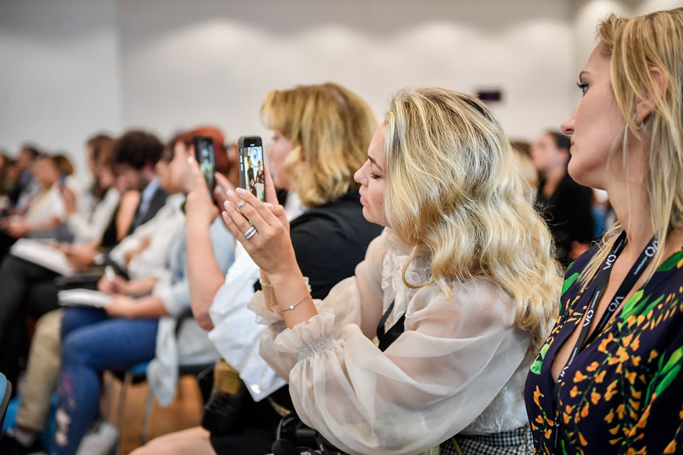  The audience of the TrendVision 2021 VicenzaOro panel talk 