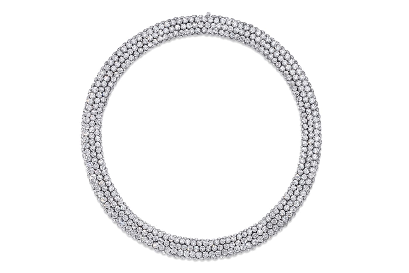  Stenzhorn 'Una' choker with diamonds in white gold