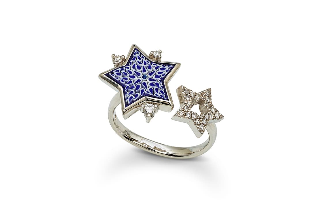  Sicis Universe collection ring with micromosaic