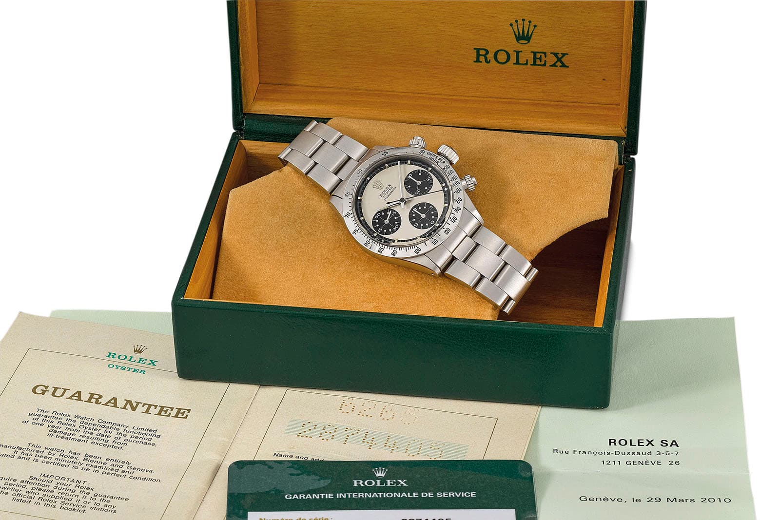  Rolex Submariner Oyster cosmograph watch in original presentation box