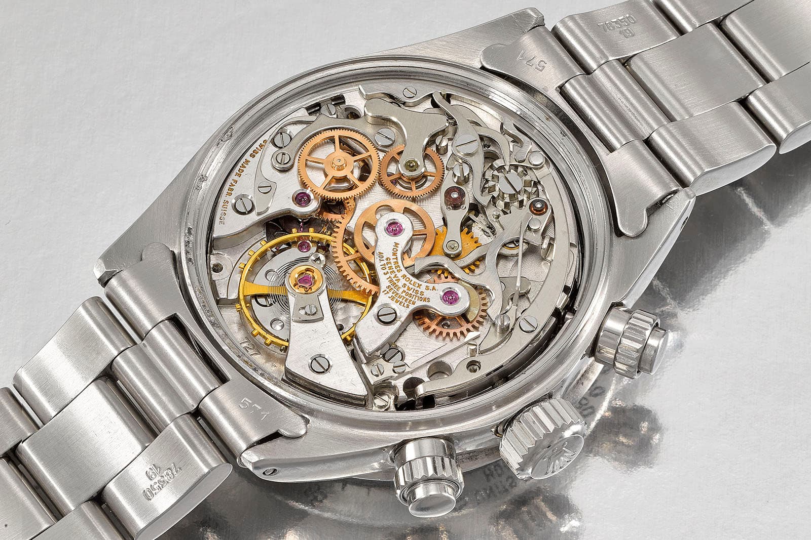  Reverse of Rolex complication 