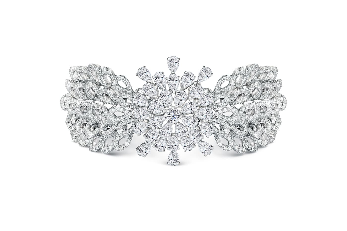  Yvan Tufenkjian bracelet with diamonds in white gold