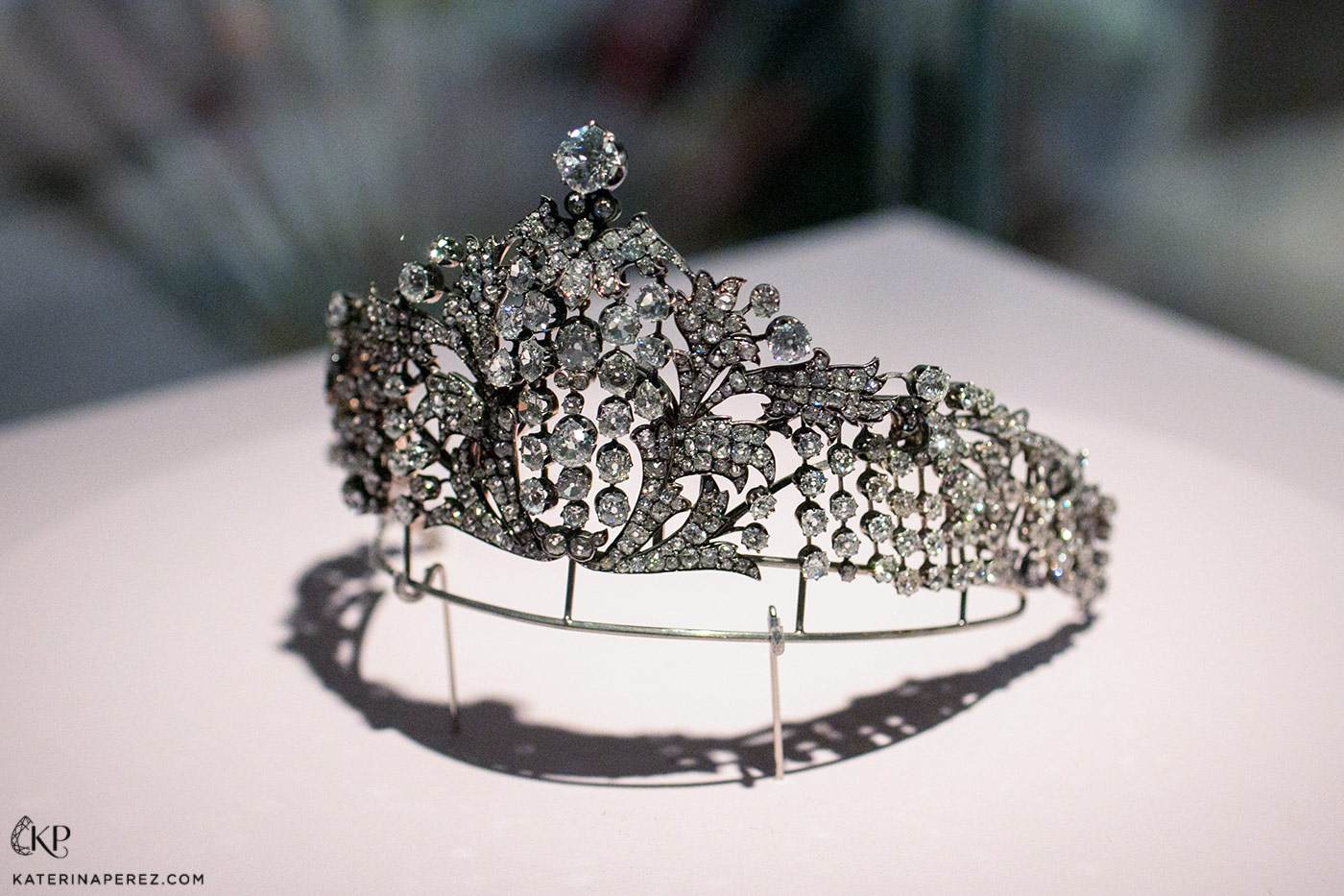 Diadem of Empress Alexandra Fyodorovna. Mikhail Perkhin, Firm of Carl Fabergé, St. Petersburg, circa 1880