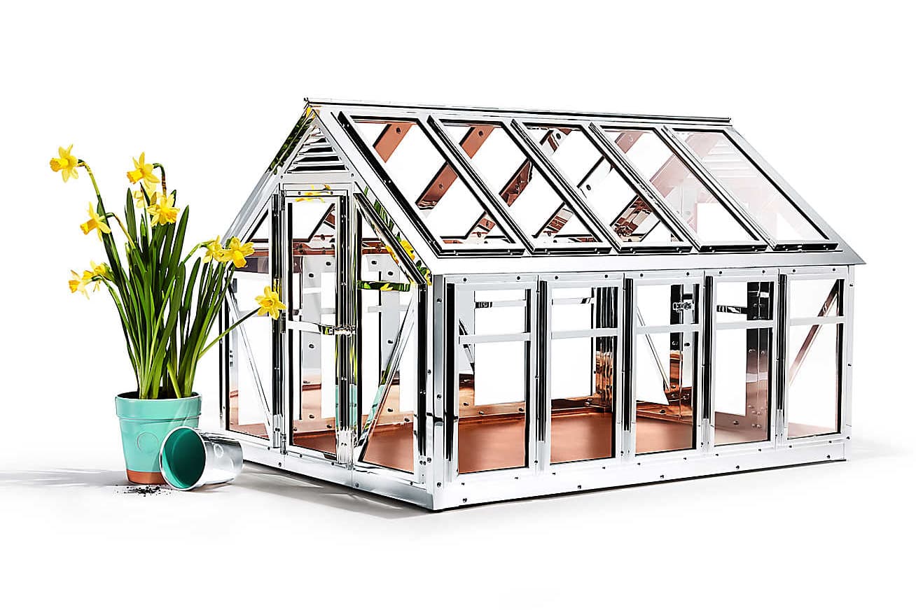  Tiffany&Co Greenhouse floral arrangement made in sterling silver