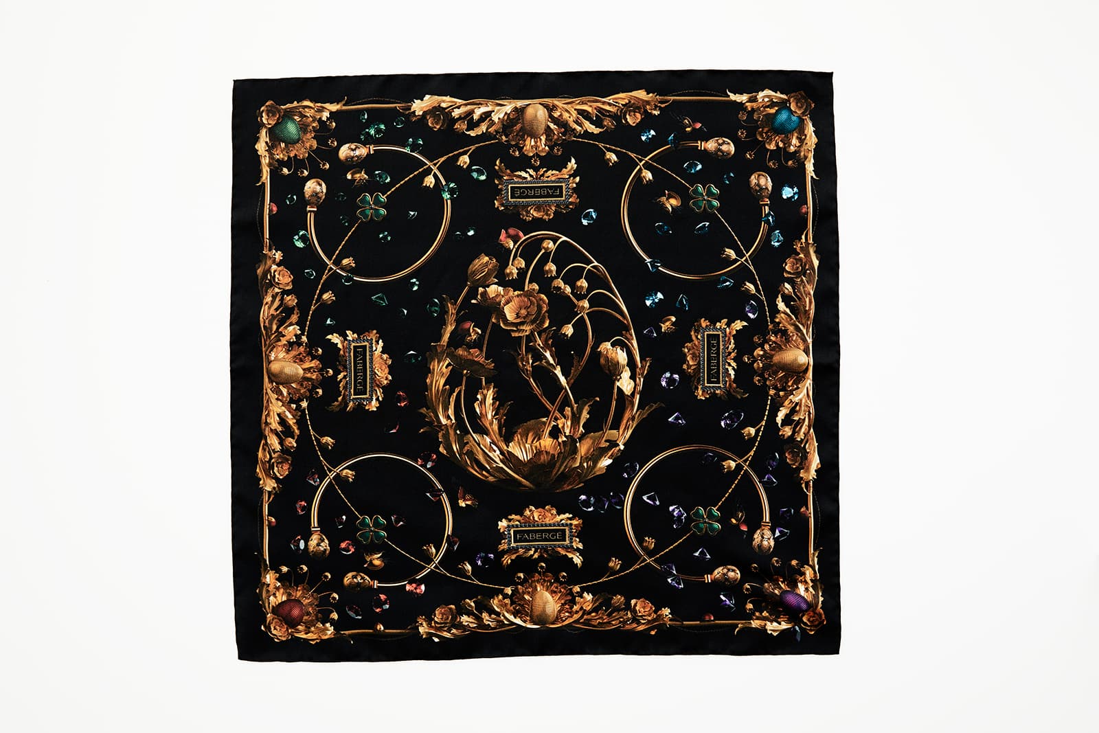  Fabergé  x Gary James McQueen scarf