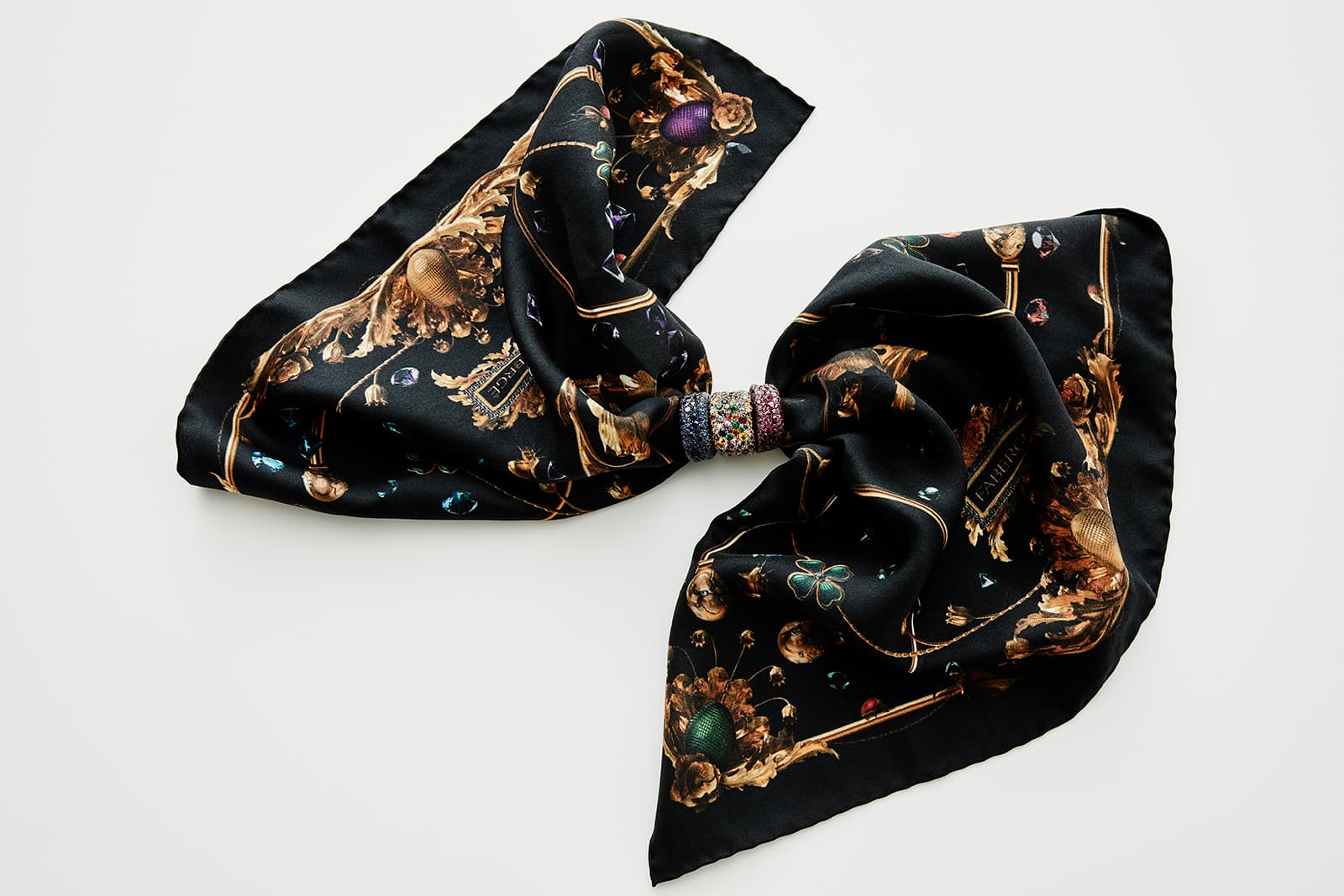  Fabergé  x Gary James McQueen scarf