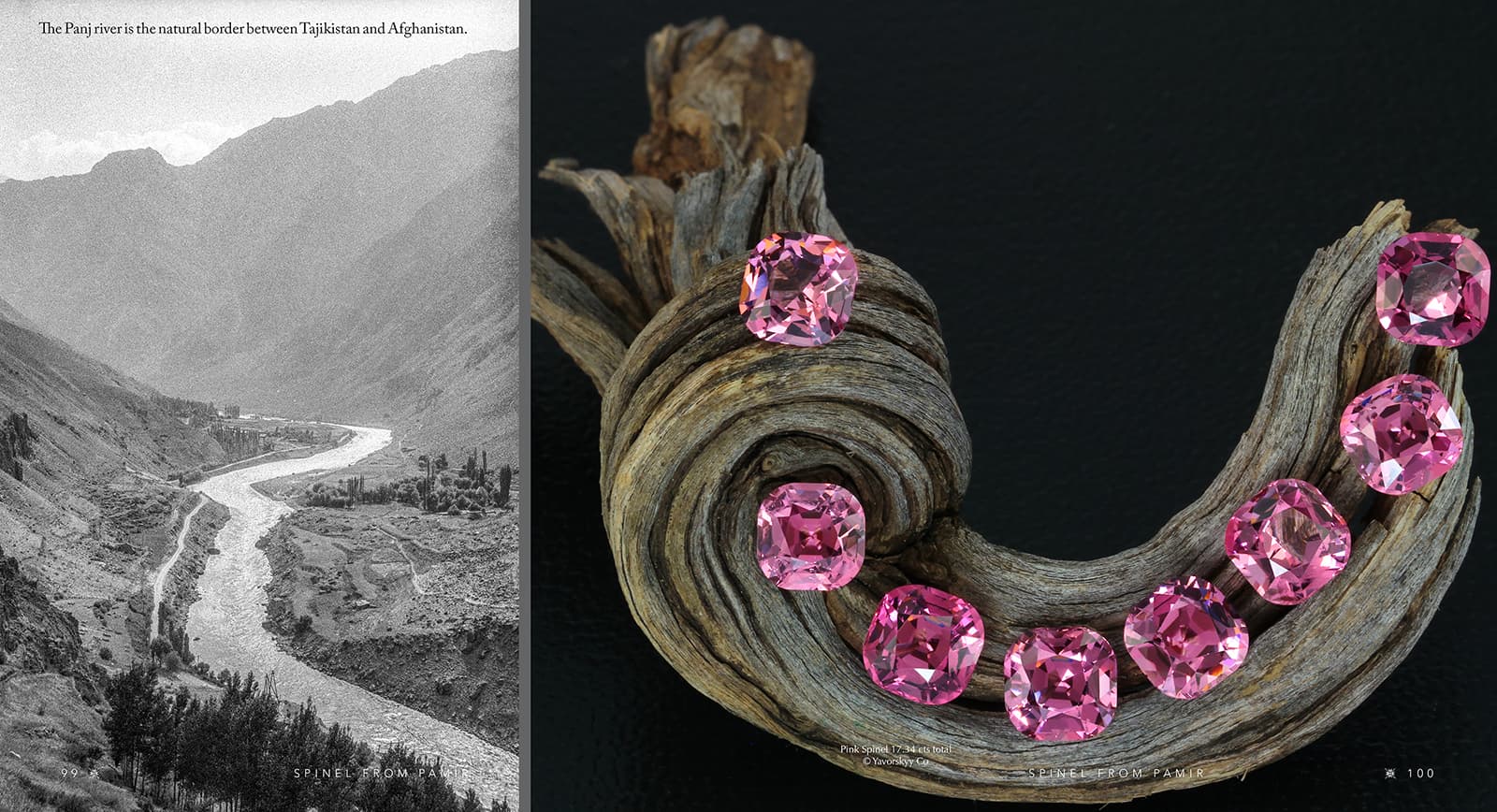   Vladyslav Y. Yavorskyy 17.34ct total cushion cut pink spinel