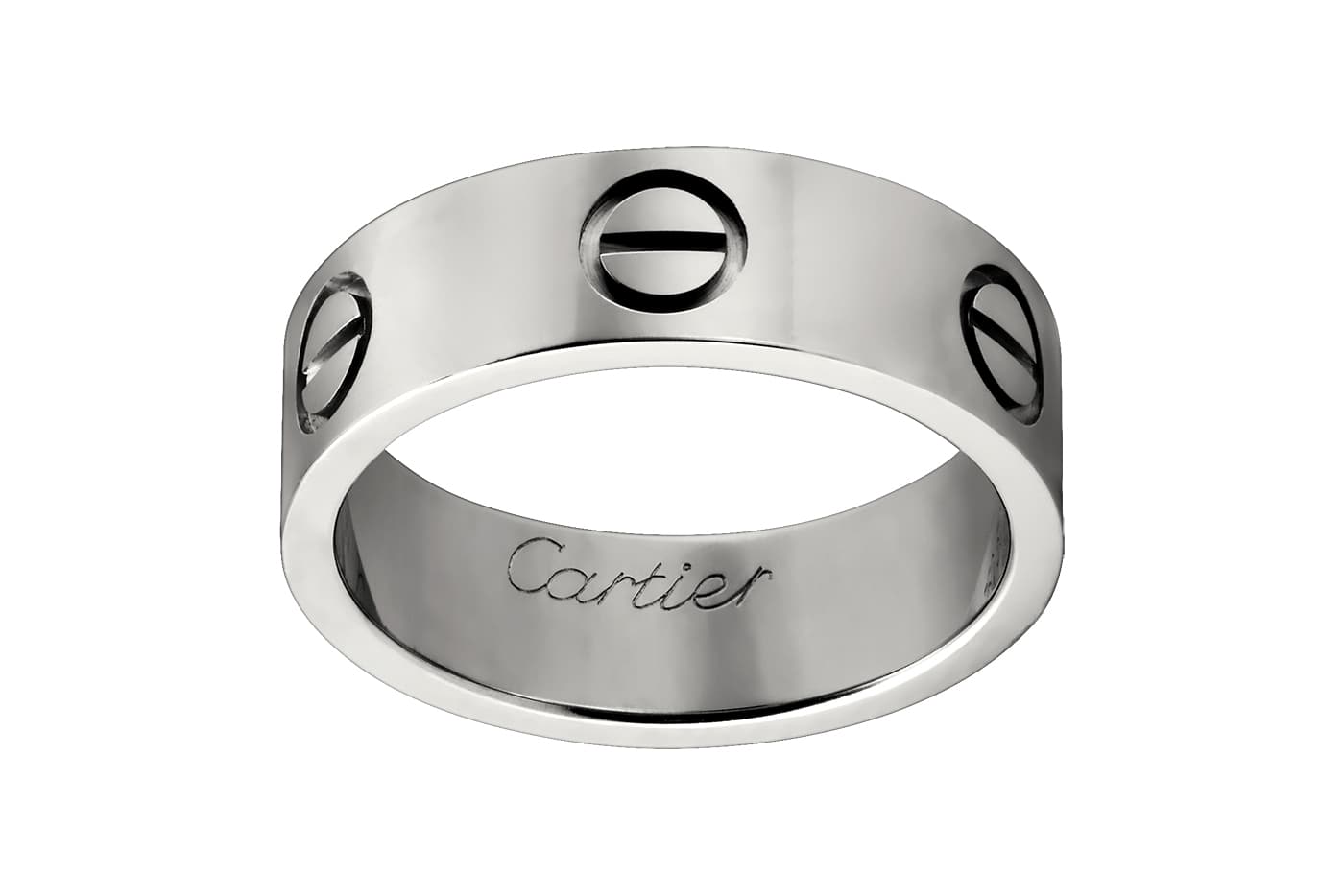  Cartier Love collection ring in white gold