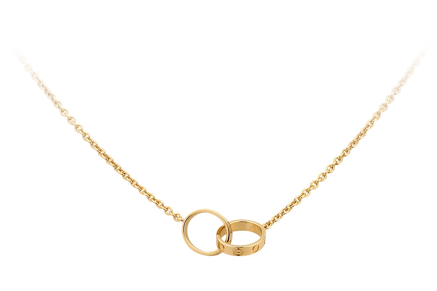 Cartier Love collection necklace in yellow gold