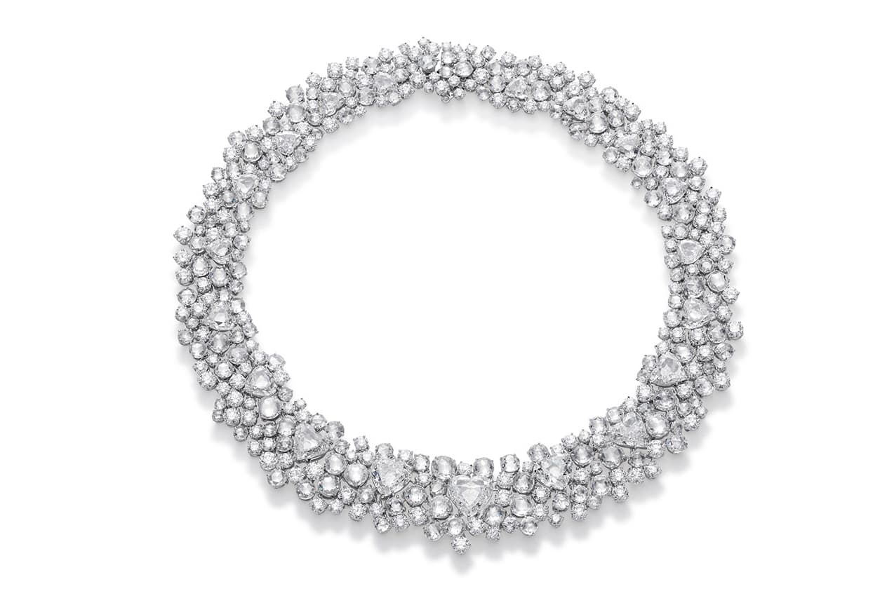  Chopard Red Carpet 2019 collection 'Superb Suite' choker with diamonds in white gold