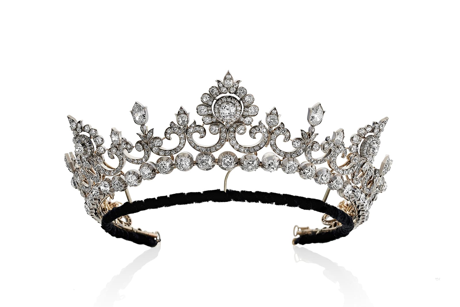 Offered by Hancocks London, the Anglesey tiara with over 100ct of diamonds, formerly belonging to the 'Dancing Marquess' circa 1890  