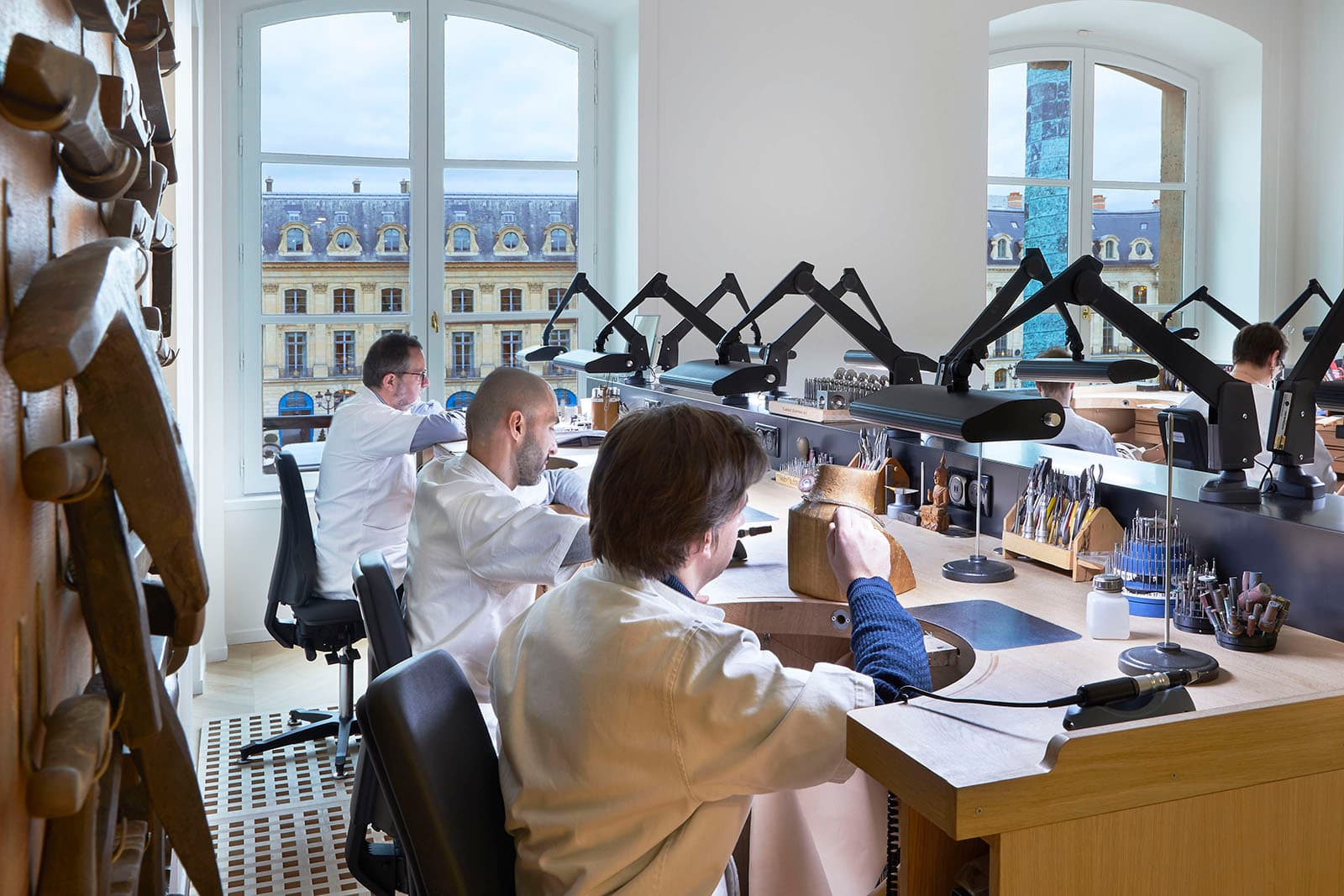 Atelier of the Chaumet boutique in Place Vendome