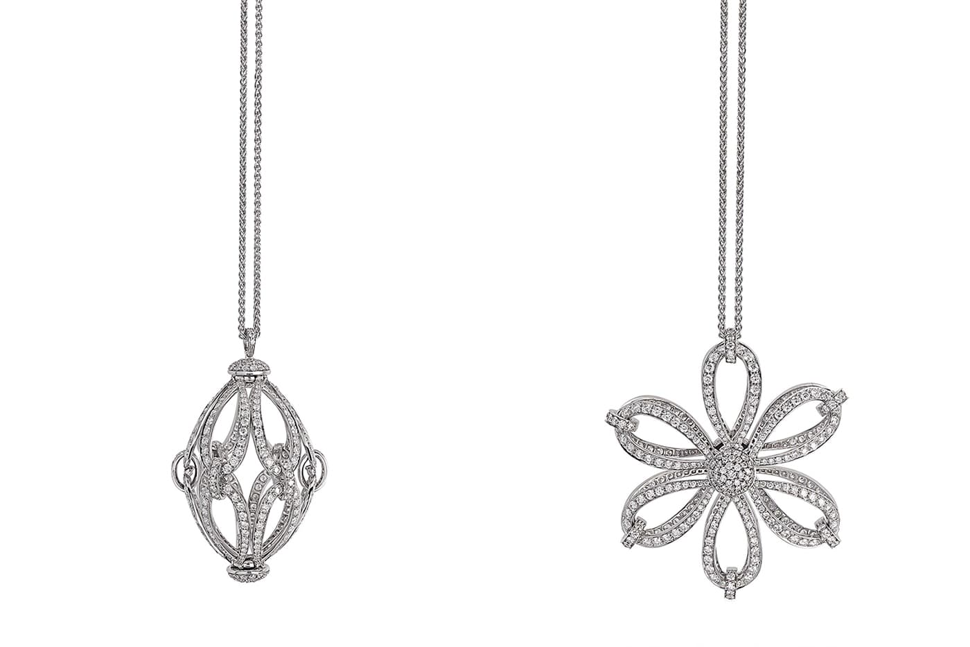  Pliè collection transformable necklace by Luca Carati