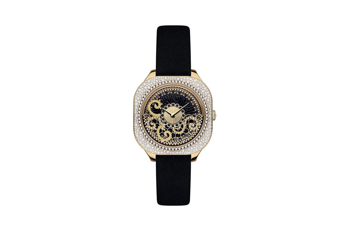  Dior Grand Bal Opera No.6 with colourless and yellow diamonds in white gold and yellow gold