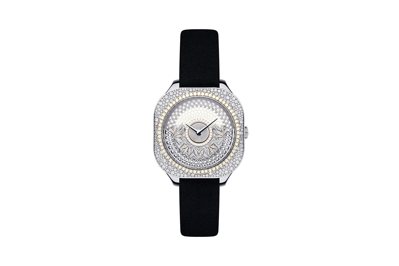  Dior Grand Bal Opera No.10 with diamonds and mother-of-pearl in white gold and yellow gold