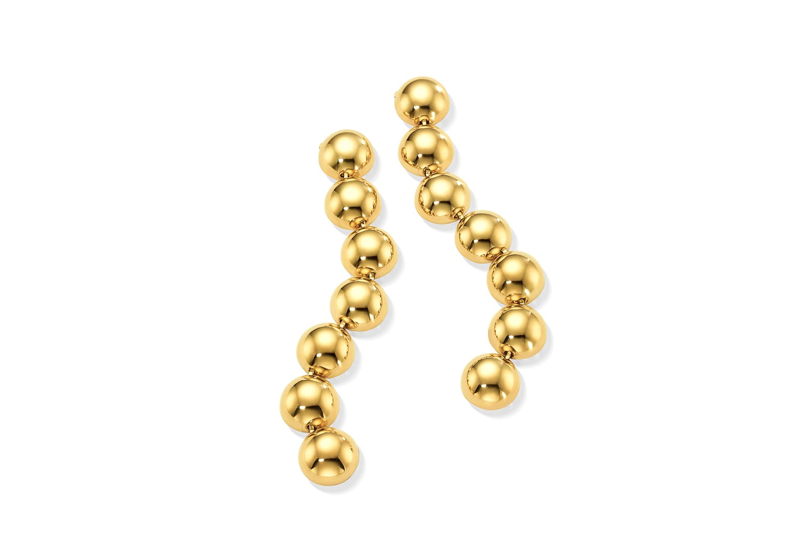  CADAR Psyche collection earrings in yellow gold