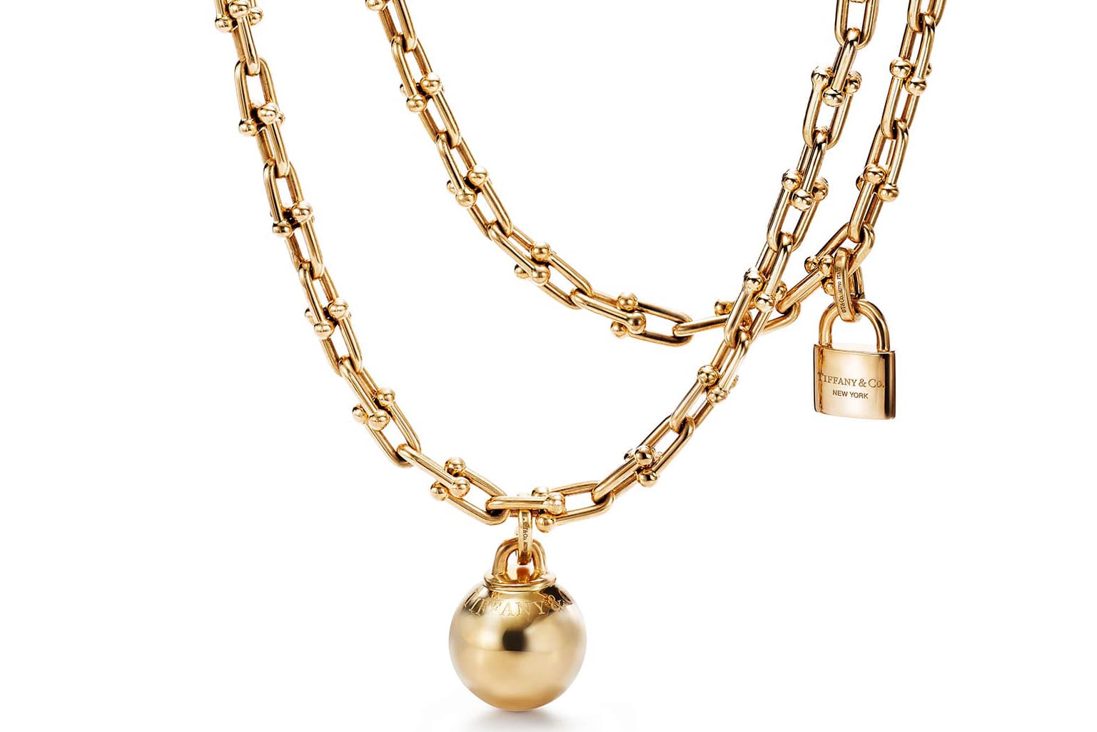 Tiffany & Co. Hardwear collection necklace in yellow gold