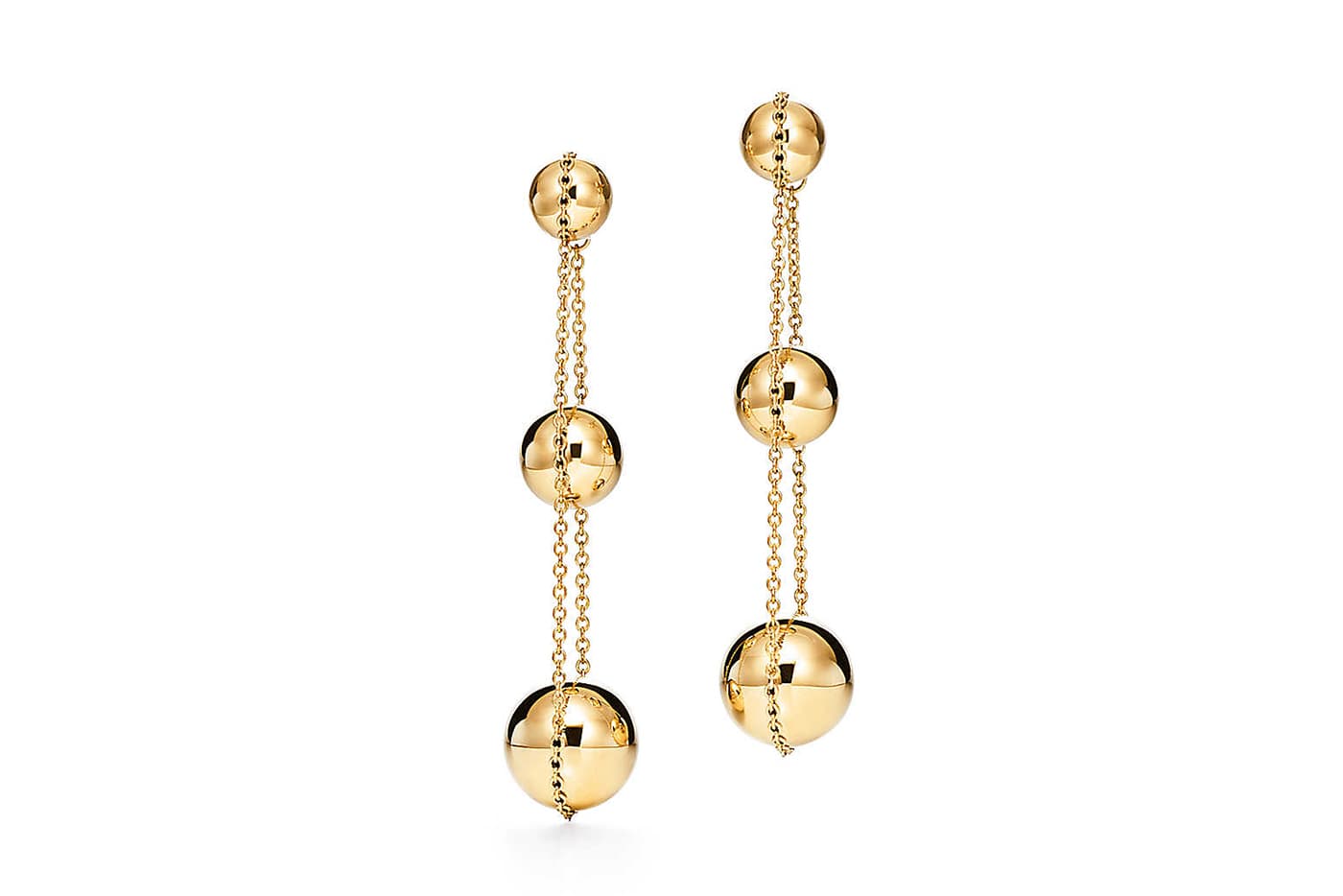  Tiffany & Co. Hardwear collection earrings in yellow gold