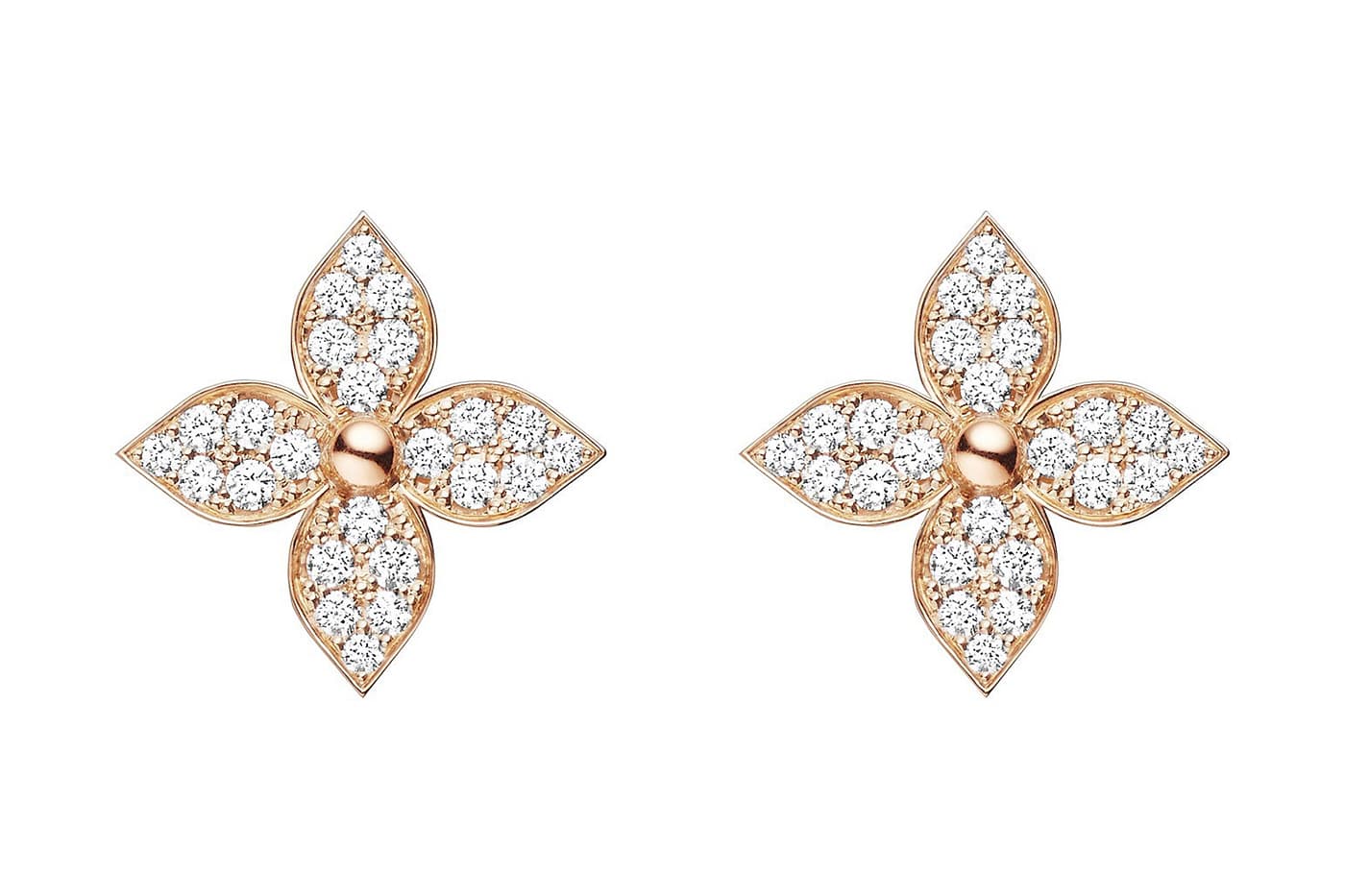 Diamond Blossom Sun ear stud, Louis Vuitton