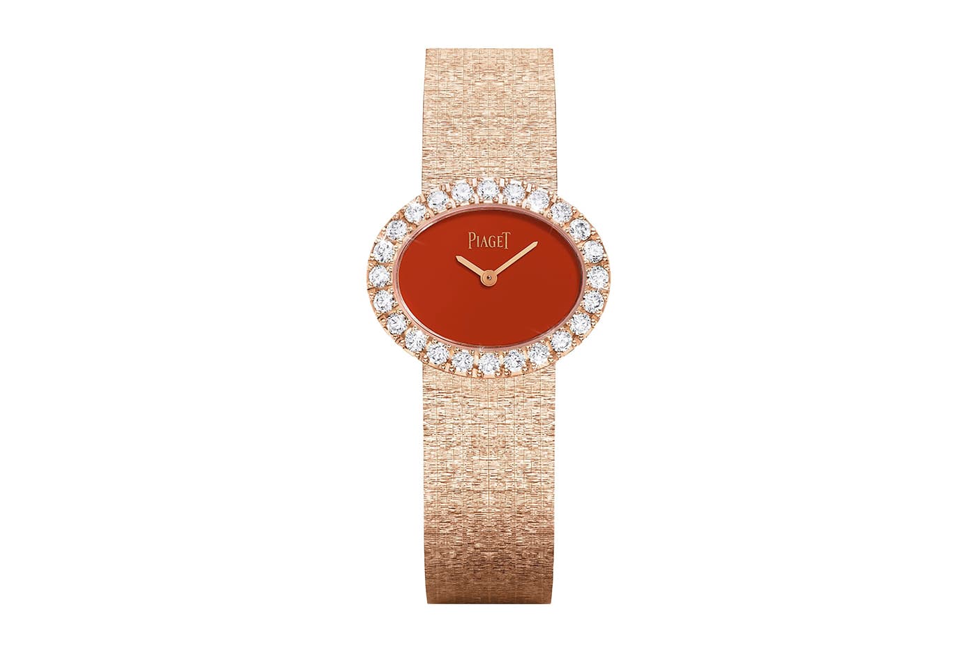  Piaget Extremely Lady watch with carnelian and diamonds in rose gold