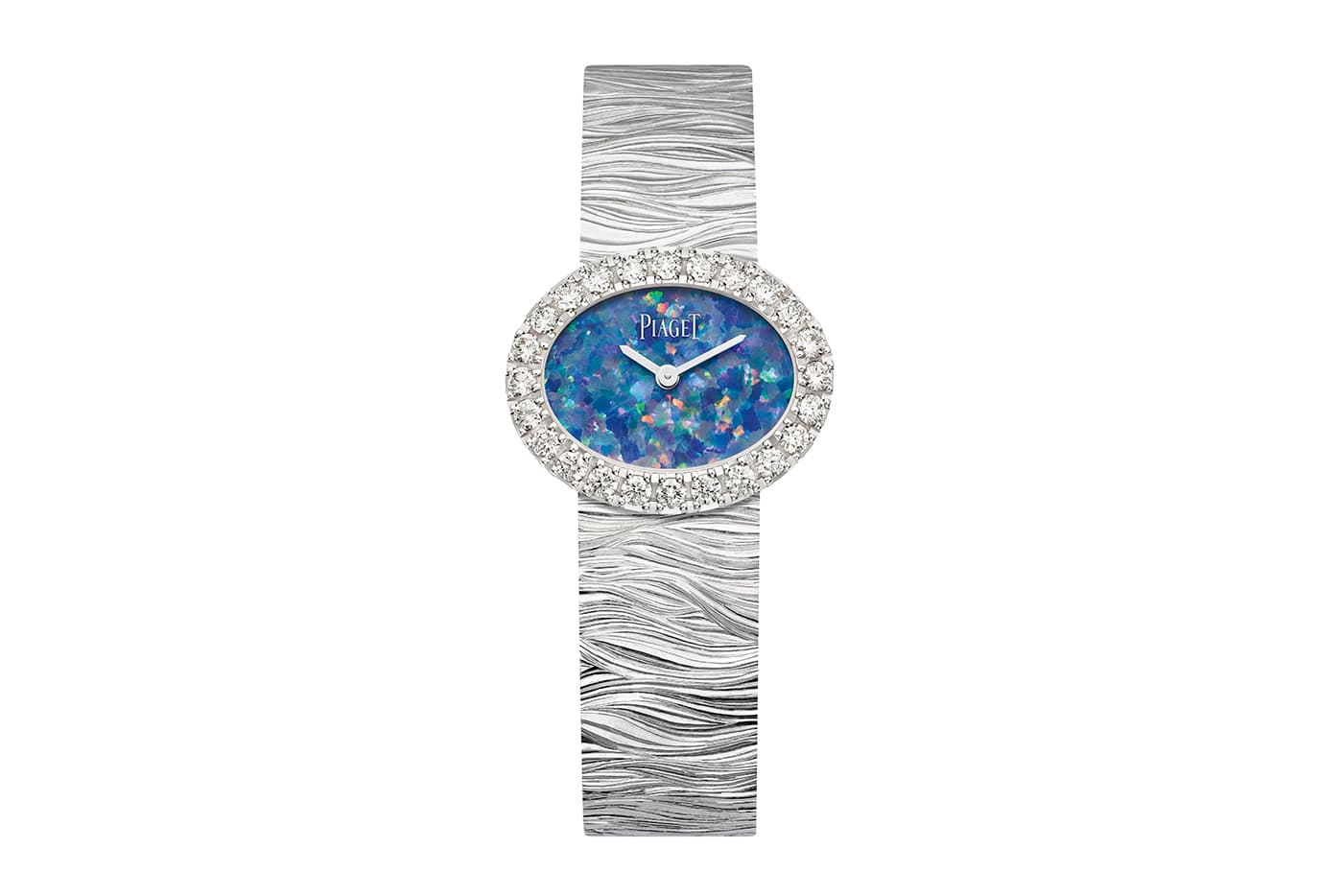  Piaget Extremely Lady watch with opal and diamonds in white gold 