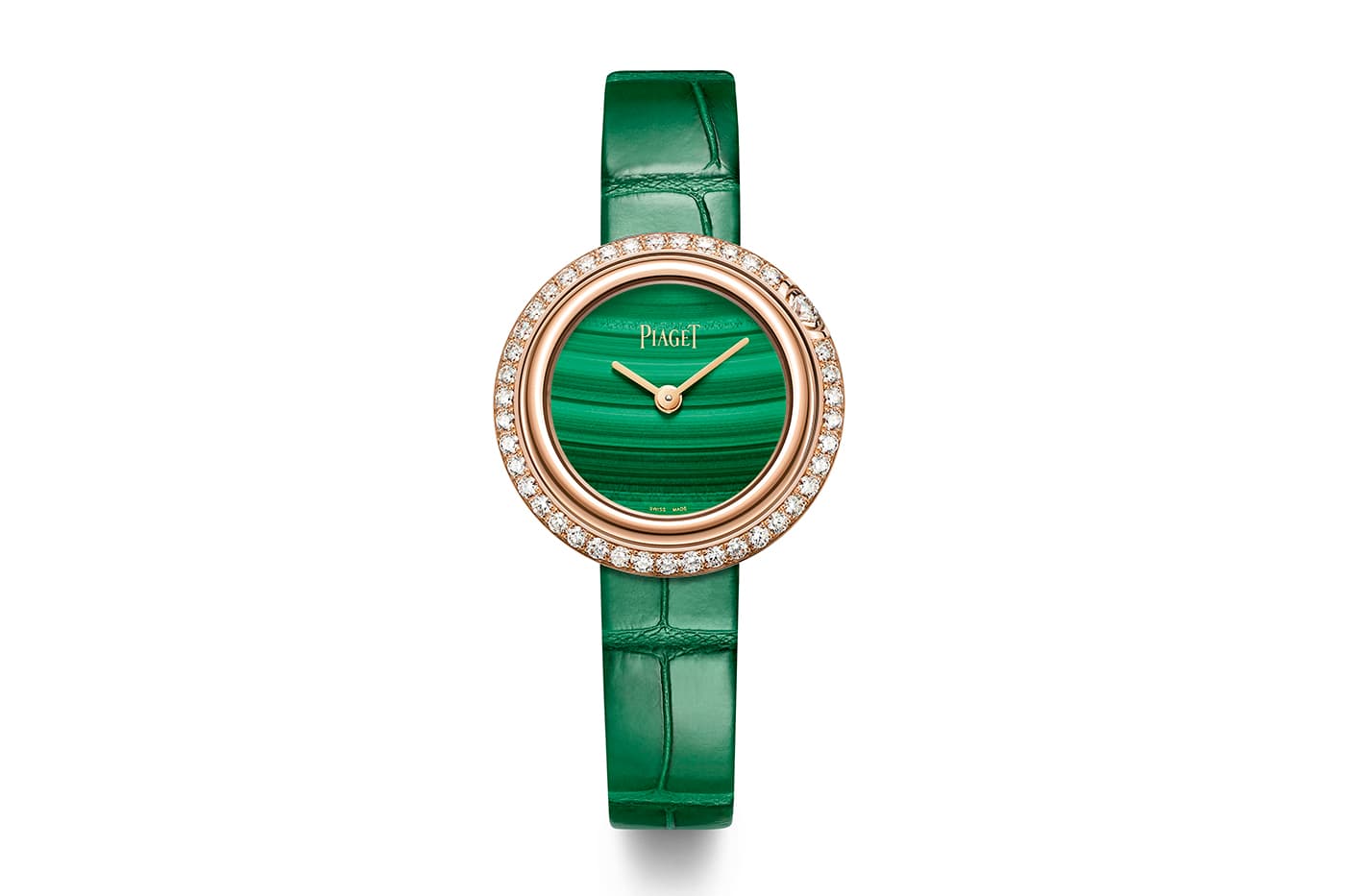  Piaget Possession watch with malachite and diamonds in rose gold
