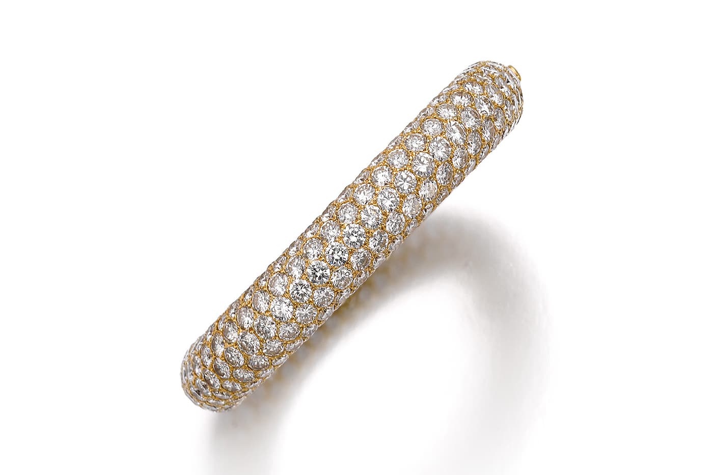  Cartier bangle with diamonds 
