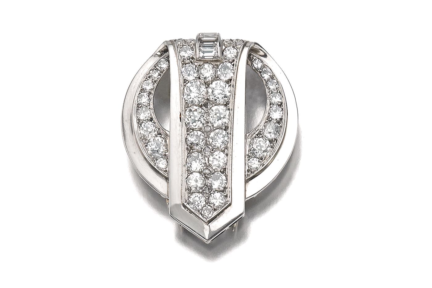  Chaumet clip with diamonds