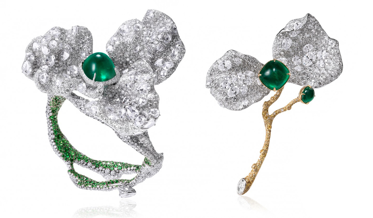 Cindy Chao Black Label 2016 Masterpieces with emeralds and diamonds