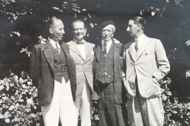  The Cartiers in 1920. From left to right: Pierre, Louis, Alfred (their father) and Jacques
