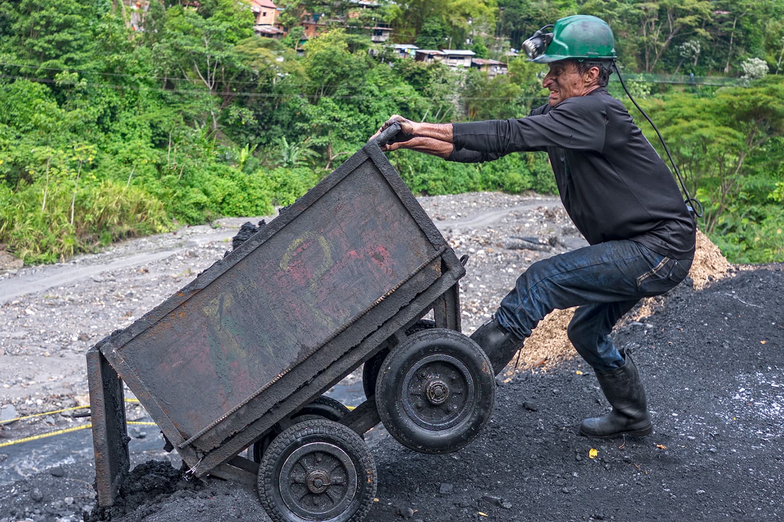 Muzo Colombian emerald mine