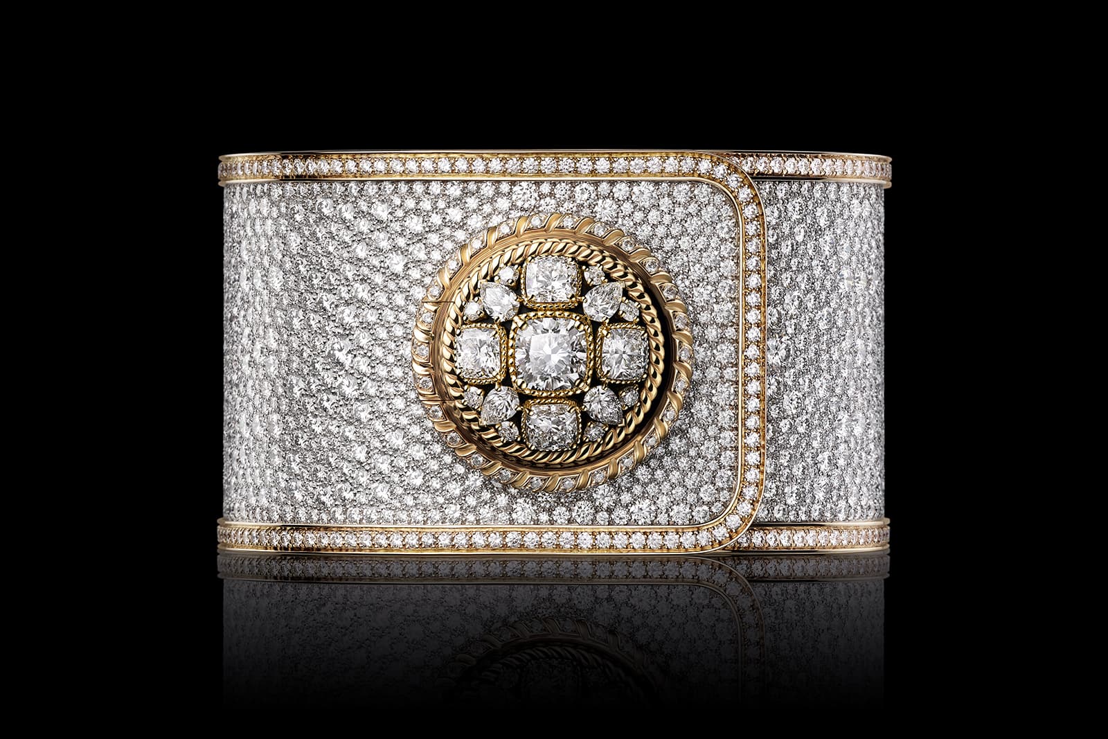 One of a kind: the Chanel Mademoiselle Privé Bouton Serti Neige secret watch