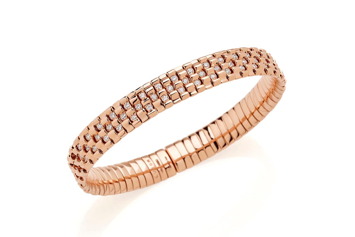  Luvor Sonora bracelet in rose gold and diamonds