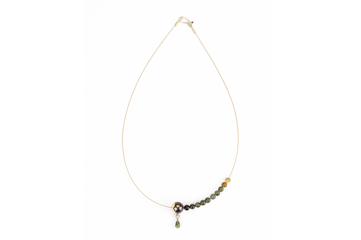  Stelios Karantonas Queen Bee pearl necklace