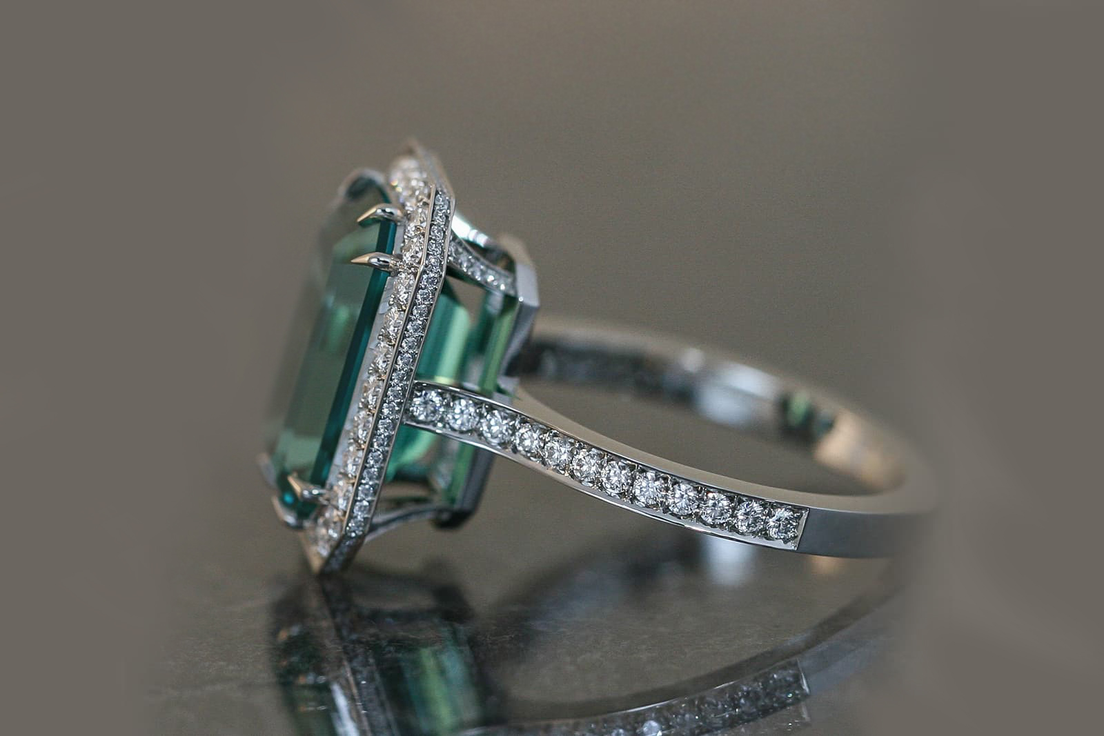  The ring exemplifies Jeremy's commitment to sourcing gems of distinction