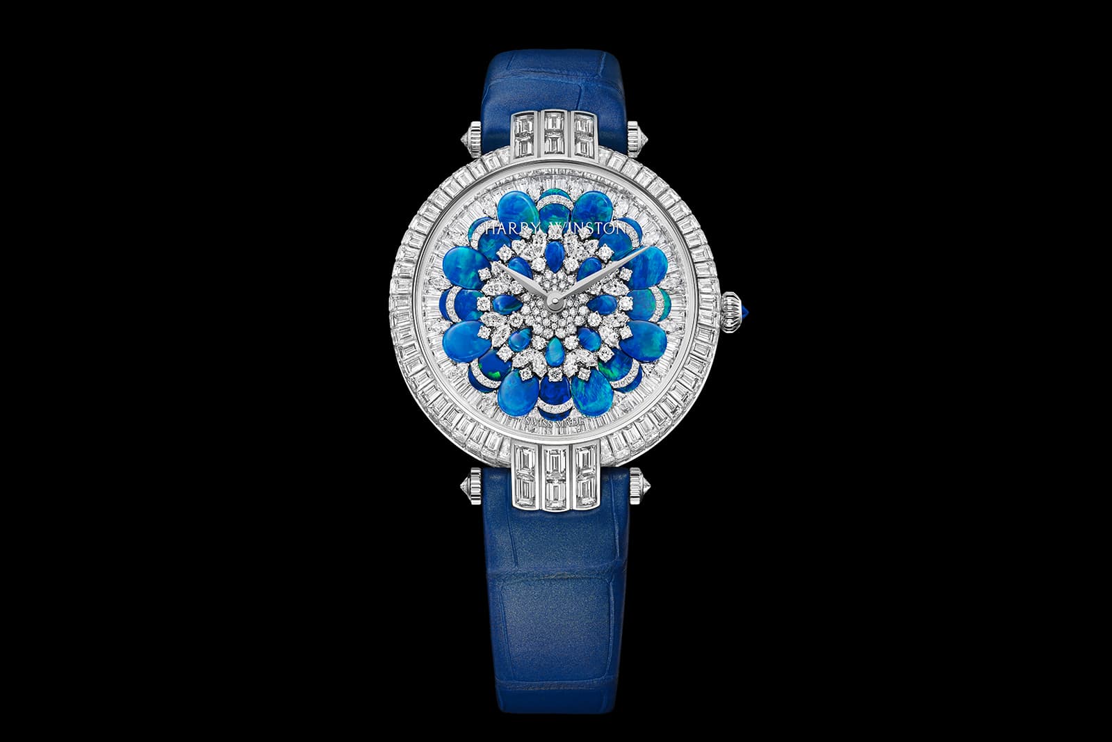 Harry Winston Premier Hypnotic Chrysanthemum high jewellery watch, set with mesmerising opals and diamonds