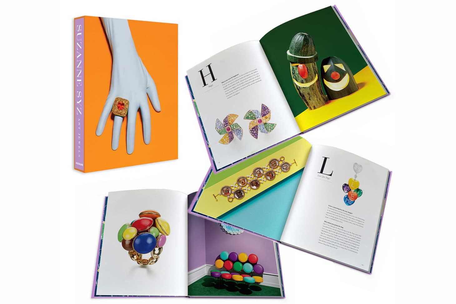  Pages from the coffee table book, Suzanne Syz: Art Jewels