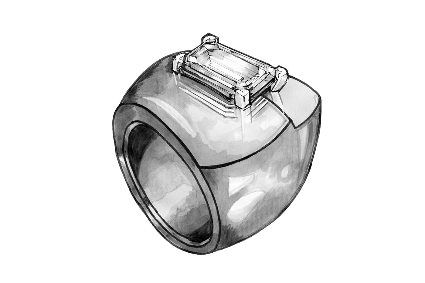  For Philippe, creating a single jewel is a lengthy process that can take several months