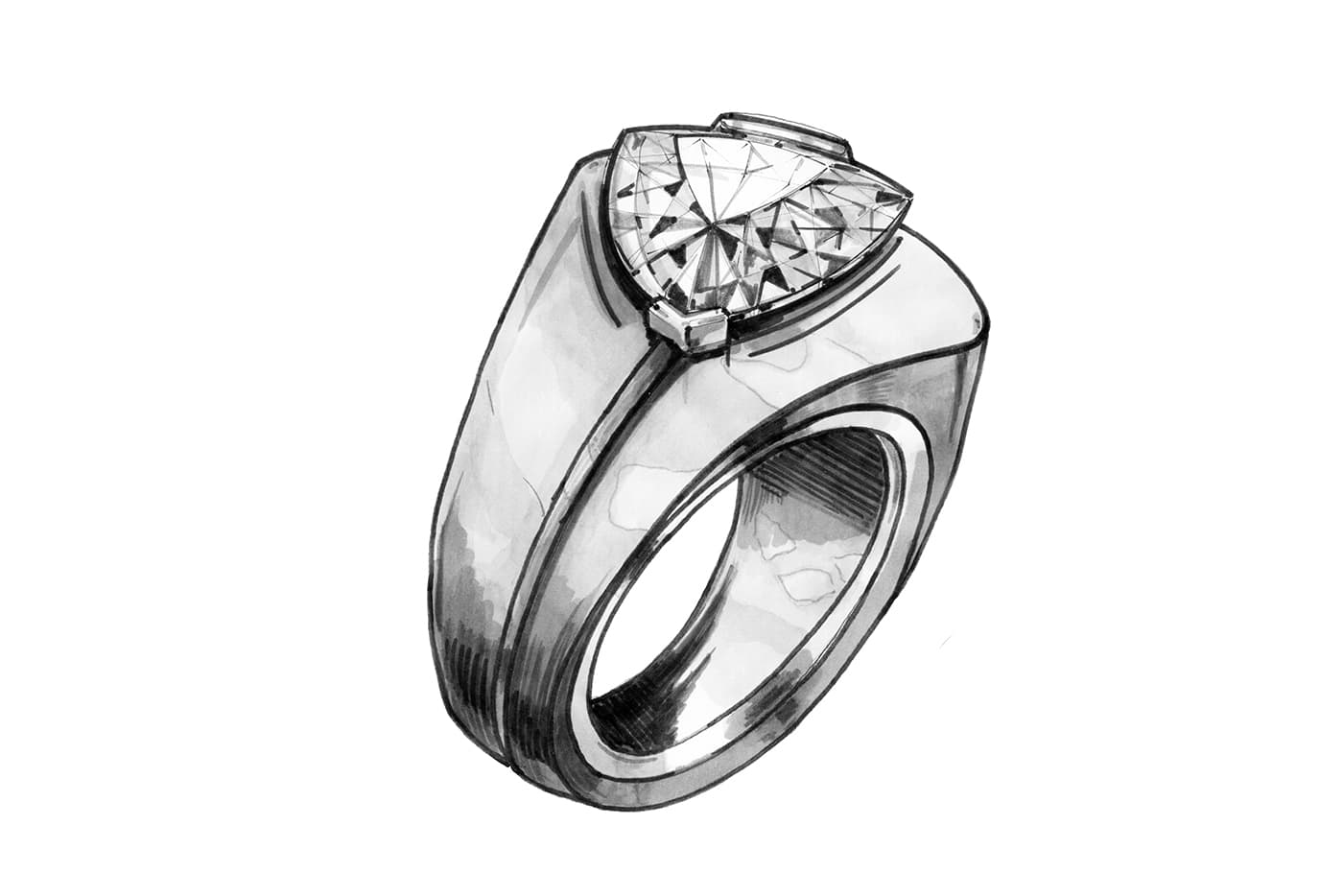  Each line must be perfectly honed to ensure balance and harmony in the design