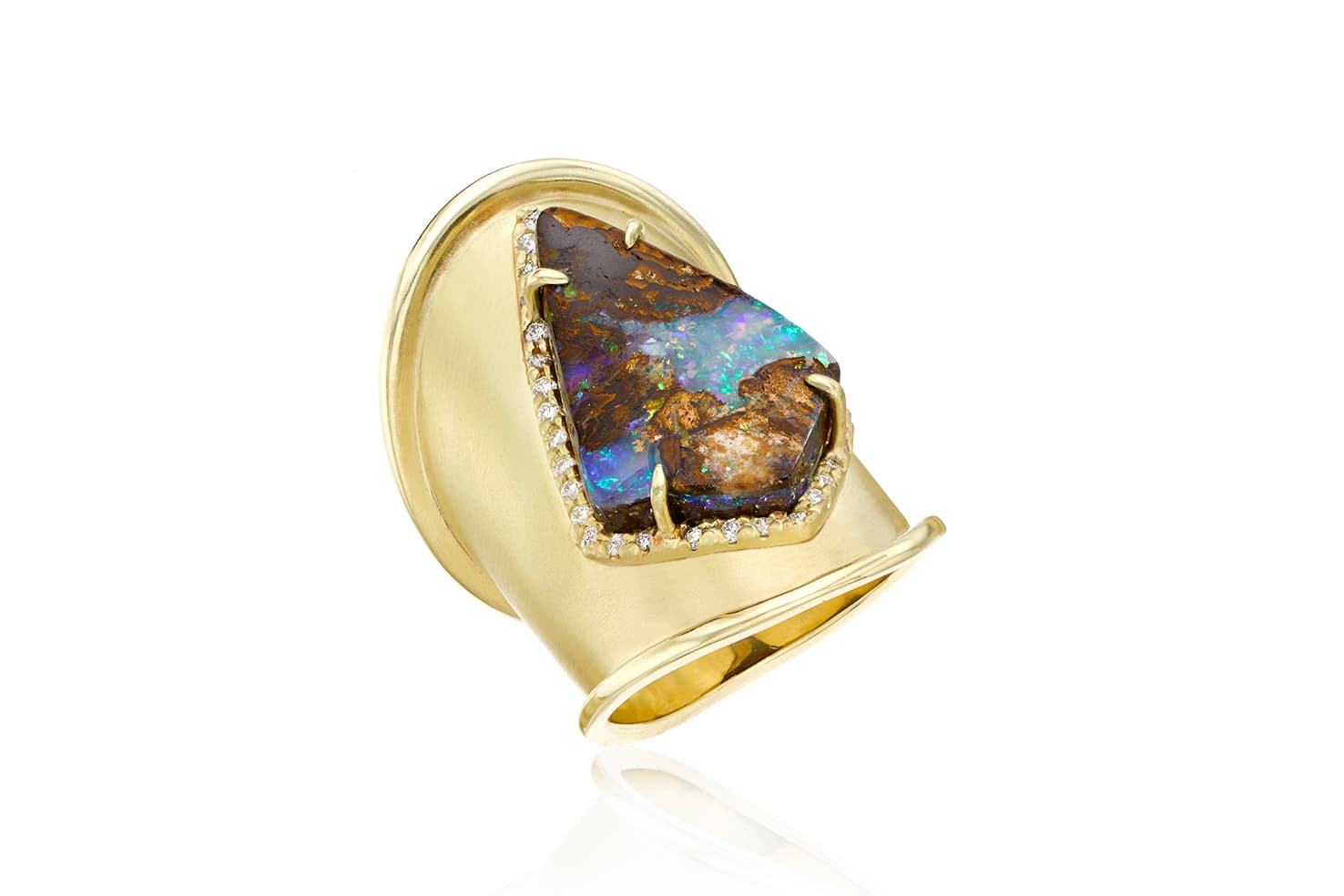  Kimberly McDonald Boulder opal ring